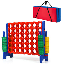Load image into Gallery viewer, Gymax Giant 4-In-A-Row 4-to-Score Game with bag Indoor Outdoor Party Family Time Game
