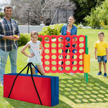 Load image into Gallery viewer, Gymax Giant 4-In-A-Row 4-to-Score Game with bag Indoor Outdoor Party Family Time Game
