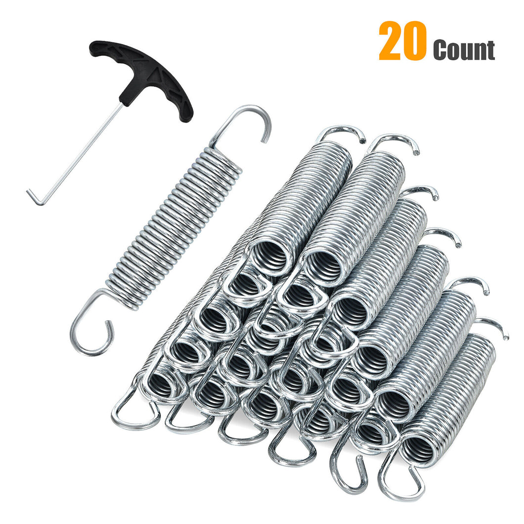 Gymax 5.5 Inch Rustproof Replacement Trampoline Elasticity Springs Galvanized Steel