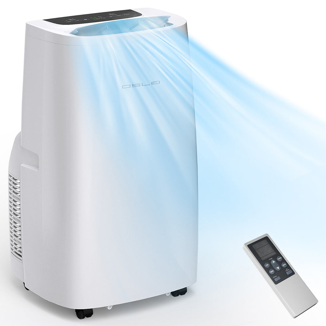 Gymax 14000 BTU ASHRAE Portable Air Conditioner with Remote Control Cooling Fan Dehumidifier