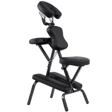 Load image into Gallery viewer, Gymax Portable Pad Travel Massage Tattoo Spa Chair PU Leather
