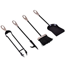 Load image into Gallery viewer, Gymax 5 PCS Hearth Tool Fireplace Set Fire Tools Set
