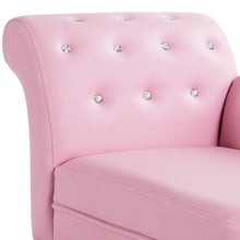 Load image into Gallery viewer, Gymax Kids Sofa Relax Couch Chaise Lounge Armrest Chair Bedroom Living Room Pink

