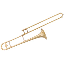 Load image into Gallery viewer, Gymax B Flat Trombone Gold Brass with Mouthpiece Case Gloves for Beginners Students
