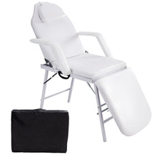 Load image into Gallery viewer, Gymax Tattoo Parlor Spa Salon Facial Bed Beauty Massage Portable White
