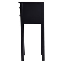 Load image into Gallery viewer, Gymax Side Table End Accent Table Night Stand W/ 2 Drawers Furniture Black
