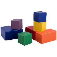 Load image into Gallery viewer, Gymax 7-Piece Set PU Foam Big Building Blocks Colorful Soft Blocks Play Set For Kids

