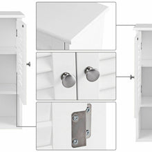 Load image into Gallery viewer, Gymax Bathroom Wall Storage Cabinet Double Doors Shelves Kitchen Medicine Organizer
