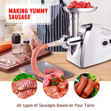 Load image into Gallery viewer, Gymax 2800W Electric Meat Grinder Sausage Stuffer
