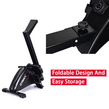 Load image into Gallery viewer, Gymax Foldable Magnetic Rowing Machine Rower w/ 10-Level Tension Resistance System
