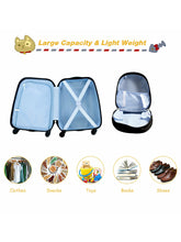 Load image into Gallery viewer, Gymax 2PC Kids Luggage Set Backpack &amp; Rolling Suitcase for School Travel ABS
