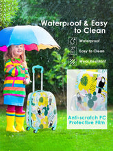 Load image into Gallery viewer, Gymax 2PC Kids Luggage Set Backpack &amp; Rolling Suitcase Travel ABS Flamingos
