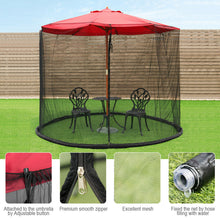 Load image into Gallery viewer, Gymax 9/10FT Umbrella Table Screen Cover Mosquito Bug Insect Net Outdoor Patio Netting

