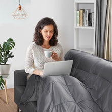Load image into Gallery viewer, Gymax 10 lbs Weighted Blankets Twin/Full/Queen/King Size Cotton w/ Glass Beads
