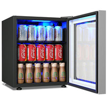 Load image into Gallery viewer, Gymax 60 Can Beverage Refrigerator Beer Wine Soda Drink Cooler Mini Fridge Glass Door
