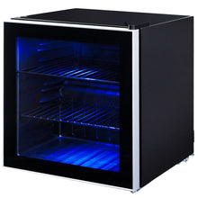 Load image into Gallery viewer, Gymax 60 Can Beverage Refrigerator Beer Wine Soda Drink Cooler Mini Fridge Glass Door
