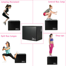 Load image into Gallery viewer, Gymax Fitness 3 in 1 Foam Jumping Box Plyometric Box for Jump Training
