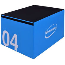 Load image into Gallery viewer, Gymax 24&#39;&#39; PVC Soft Foam Jumping Box Plyometric Exercise Blue
