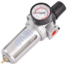Load image into Gallery viewer, Gymax SFR300 3/8&#39;&#39; Air Pressure Regulator Filter Water Separator with Pressure Gauge
