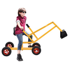 Load image into Gallery viewer, Gymax Heavy Duty Kid Ride-on Sand Digger Excavator Digging Scooper Toy 4-Wheel

