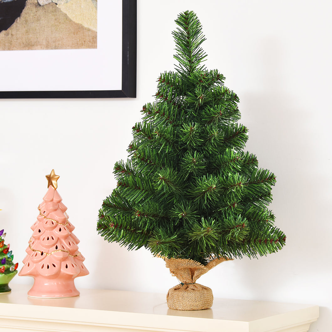 Gymax Artificial PVC Christmas Tree Small Holiday Season Home Decoration Decor 2Ft