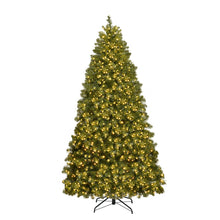 Load image into Gallery viewer, Gymax Pre-Lit 6&#39; Artificial PVC Christmas Tree Hinged 560 LED Lights Metal Stand
