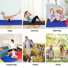 Load image into Gallery viewer, Gymax 6&#39;x2&#39; Fitness Exercise Tri-Fold Gymnastics Mat Colorful
