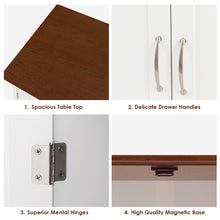 Load image into Gallery viewer, Gymax Buffet Storage Cabinet Console Table Kitchen Sideboardd Home Furni W/2 Drawers

