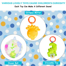 Load image into Gallery viewer, Gymax 4-in-1 Activity Play Mat Baby Activity Center w/3 Hanging Toys
