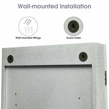 Load image into Gallery viewer, Gymax Jewelry Cabinet Wall Mounted Mirrored Armoire Storage Organizer
