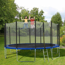 Load image into Gallery viewer, Gymax 16FT Trampoline Combo Bounce Jump Safety Enclosure Net
